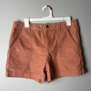 Patagonia Peach Corduroy Shorts Size 10